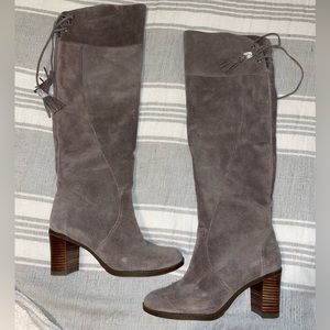 Dr.Scholls suede over the knee boots!